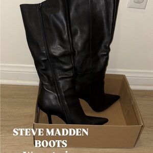 Steve Madden Black Women's Boots